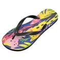 thumbnail image 2 of Unisex Comfort Flip Flops Summer Thong Sandals Non Slip Soles Flip Flop for Beach, Pool, and Daily Wear Colorful Cute Cats L, 2 of 8