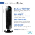 thumbnail image 5 of Lasko 22" Smart Tower Heater Powered by Aria, WiFi, Works with Alexa, Google, Black, AR122, 5 of 12