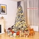 thumbnail image 4 of Costway 1,8m Árbol de Navidad Nevado No Iluminado con Bisagras y Base de Metal Decoración para Casa Oficina, 4 of 8