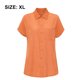 thumbnail image 2 of Camisas con cuello en V y botones para mujer, blusa de manga larga, manga enrollable, camisetas informales lisas con bolsillos, 2 of 8