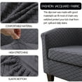 thumbnail image 3 of SIELUNO Club Chair Slipcover,2 Pcs Stretch Armchair Cover Tub Chair Cover Furniture Protector Removable Arm Chair Cover for Bar Counter Home Décor, 3 of 7
