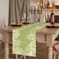 thumbnail image 2 of Table Runners 108 Inches Long Dress Scarves, Sage Green Leaves Farmhouse Coffee/Dining/Kitchen Table Runner for Living Room, Summer Botanical Pastoral 13x108 Inch, 2 of 9