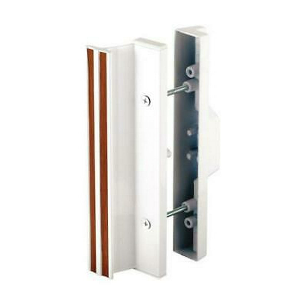 PrimeLine Wood Tone Steel Indoor and Outdoor Sliding Screen Door Latch/Pull