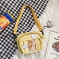 thumbnail image 3 of Bolso bandolera pequeño para chicas de Corea y Japón, estilo Kawaii JK, bolso de hombro, bonito bolso de estudiante para mujer, bolso de mano de algodón, bolso tipo mensajero, 3 of 5