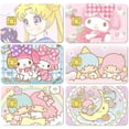 thumbnail image 2 of Pegatinas Kawaii Sanrioed My Melody Littletwinstars Diy para tarjetas, pegatinas impermeables de Anime para tarjetas de juego de crédito pequeñas, cubierta de película de piel, 2 of 4