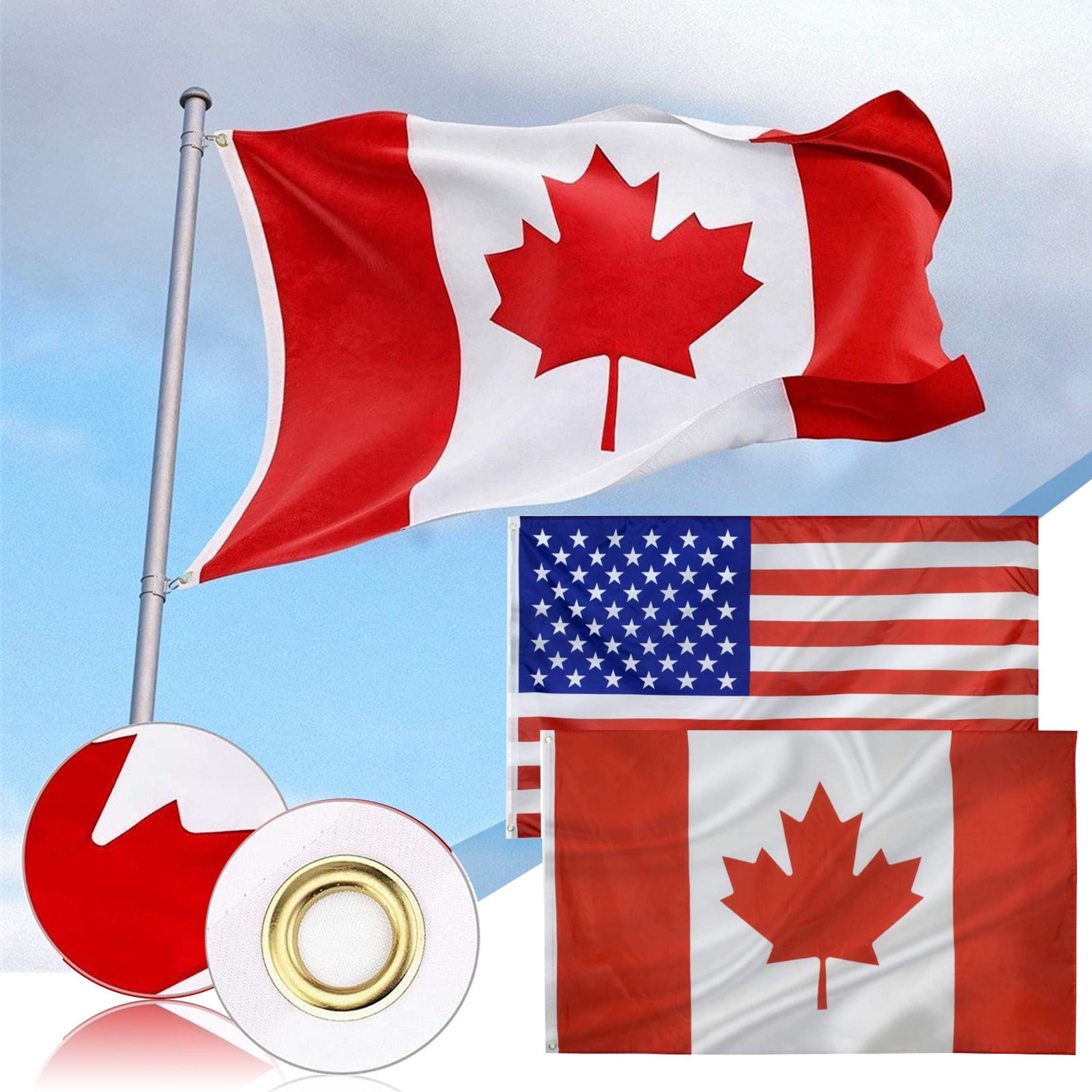American Canada Flag Garden Bar Restaurant And Family Party Decoration