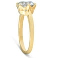 thumbnail image 2 of Pompeii 2 Ct Diamond Solitaire Engagement Ring 14k Yellow Gold Lab Grown (GH,SI1), 2 of 4