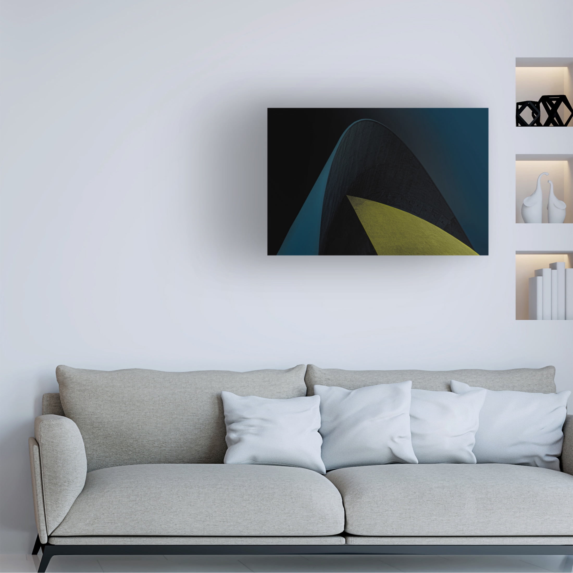 Canvas Wall Art - Inge Schuster 'Auditorio De Tenerife' Wall Art for Living Room, Bedroom, or Office Décor by Trademark Fine Art - 32 x 22 Inches