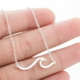 thumbnail image 2 of Women's Fashion Simple Wave HAILANG Necklace Bracelet, 2 of 2