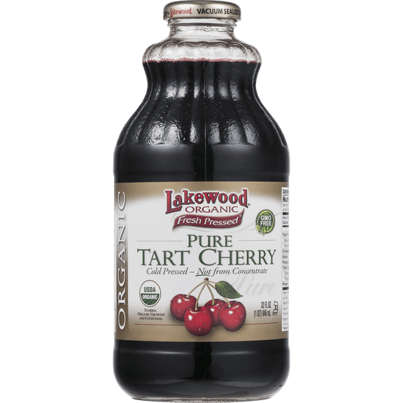 Lakewood Organic 100% Pure Tart Cherry Juice, 32 Fl Oz