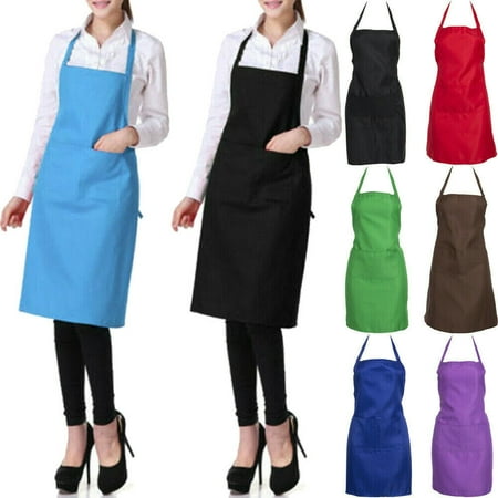 Chef Revival Bib Apron - Adjustable Bib Apron Dress Men Women Kitchen Restaurant Chef Classic Cooking Bib