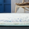thumbnail image 4 of SAFAVIEH Madison Elinor Traditional Distressed Area Rug, Teal/Beige, 9' x 12', 4 of 8
