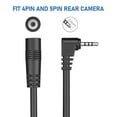 thumbnail image 2 of YQMAJIM Cable de extensión para cámara de visión trasera de 0.098 in, (6 pies más grueso) cable de extensión para cámara de respaldo de 90 grados, cable adaptador de extensión para cámara de espejo co, 2 of 5