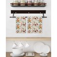 thumbnail image 3 of Vintage Flower Kitchen Dish Towels for Drying Dishes Set of 4, Farmhouse Bird Butterfly Red Floral Waffle Weave Microfiber Hand Tea Bathroom Towels Quick Dry & Absorbent Towel 15.7x23.6, 3 of 7