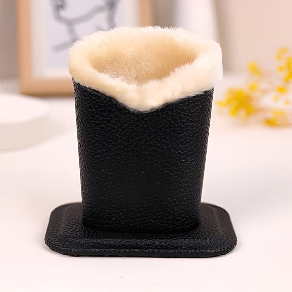 VELIMO Plush Lined Eyeglasses Holder Stand Protective Glasses Case For Desks Or Nightstands eyeglass holder for nightstand