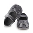thumbnail image 4 of Baby Girls Soft Sole Cloth Shoes T-Strap Mary Jane for Infant Prewalkers Toddler, 4 of 6