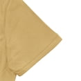 thumbnail image 6 of Cotton Men's Two Piece Sets Summer Lounge Sets Casual Short Sleeve Button Shirts and Elastic Waist Drawstring Shorts with Pockets Yellow S, 6 of 8
