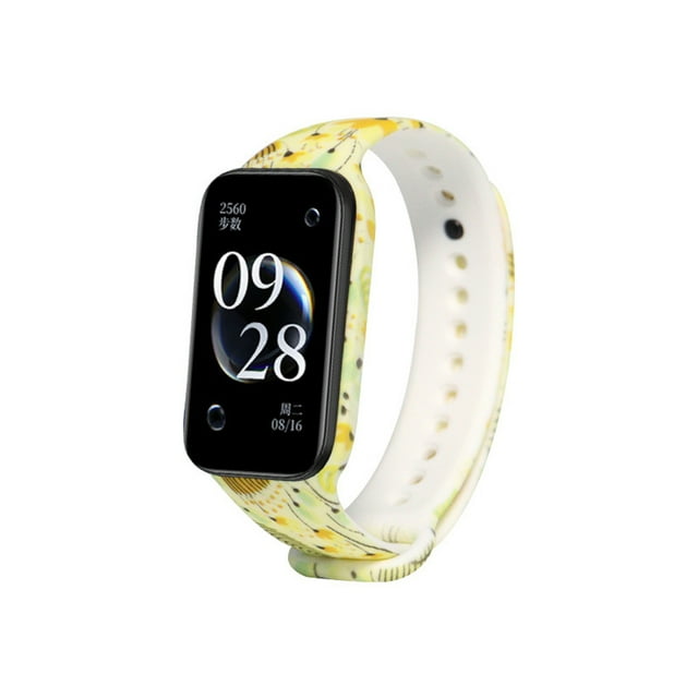 For Xiaomi Smart Band 8 Active Strap Printed Silicone Replacement Band Bracelet For Mi Band 8 Active Smart Wristband Correa Belt I For Mi Band 8 Active
