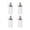 White-4Pcs, variant on Mini Ketchup Bottles for Lunch Box Accessories, 4Pcs Small Portable Empty Jam Squeeze Containers, Durable PP Plastic Travel Condiment Squeeze Bottles with Lids for Sauce Seasoning Storage