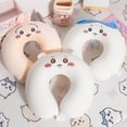 thumbnail image 2 of Comfortable Memory Foam U-shaped Neck Pillow Kawaii Travel Pillow Chiikawa Hachiware Nap Pillow Gifts, 2 of 11