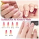 thumbnail image 4 of Kit de manicura con lima de uñas de 3 piezas, limas de vidrio para uñas naturales como regalo de cumpleaños para mujeres, 4 of 6