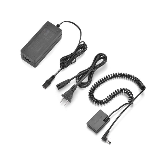 LP-E17 Replacement Dummy Battery AC Power Supply Adapter and DC Coupler Charger Kit for Canon EOS 77D, 200D, 750D, 760D, 800D, 850D, M3, M5, M6, RP Camera
