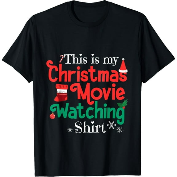 This Is My Christmas Movie Watching Shirt T-Shirt