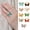 Clear, variant on Women Ring Butterfly Shape Clear Rhinestone Opening Adjustable Ring Jewelry Polished Bride Wedding Party Prom Lady Finger Ring Women Gift