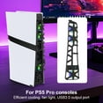 thumbnail image 2 of Temperature-Controlled Cooling Fan with RGB Lighting and USB Port Compatible with PlayStation 5 Pro-Black, 2 of 6