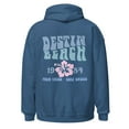 thumbnail image 3 of Destin Florida Beach Hoodie Unisex Womens Mens Mid-Weight Retro, 3 of 11