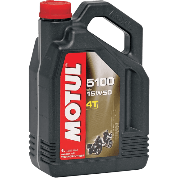 MOTUL 5100 4T Synthetic Blend Oil - 15W-50 - 4L 104083