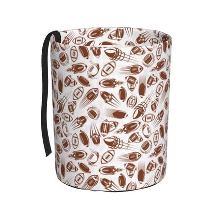Kdxio Rugby Style Car Trash Can Garbage Car Accessories Trash Can Car Waste Bin for for Driver and Passenger Any Vehicle