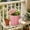 Pink, variant on Gaecuw Blue Plastic Flower Shaped BOTANICALer with Saucer, Petal Design Decorative Pot for INDOOR GREENERYs, Lightweight Indoor Outdoor Container
