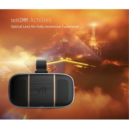 TechComm Achilles 32GB Android 3D VR Headset with Magnetometer Wi-Fi HDMI
