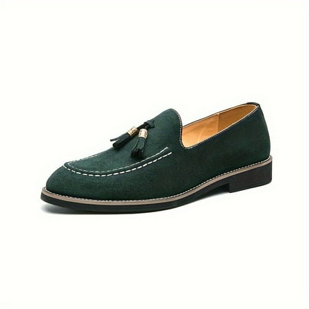 

Men s Casual Tassel Loafers Breathable Lightweight Slip On Shoes With Suede Uppers For Business Office Spring Summer And Autumn
