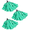 Green, variant on 3 Pack Microfiber Cloth Mop Refills Compatible with O Cedar, Washable Mop Replacements for Wet and Dry Use (Blue)