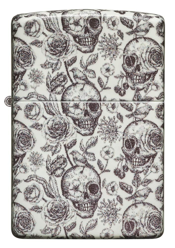 Zippo Skeleton Glow-in-the-Dark 540 Color Pocket Lighter