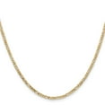 thumbnail image 2 of Primal Gold 14 Karat Yellow Gold 2.25mm Flat Figaro Chain, 2 of 4