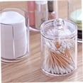 thumbnail image 3 of CHICHUMID 1Pcs Container for Cotton Pads Transparent PS Waterproof Dustproof Design for Women, 3 of 8