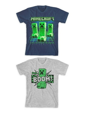 Minecraft Boys Shirts Tops Walmart Com - minecraft t shirt creeper roblox