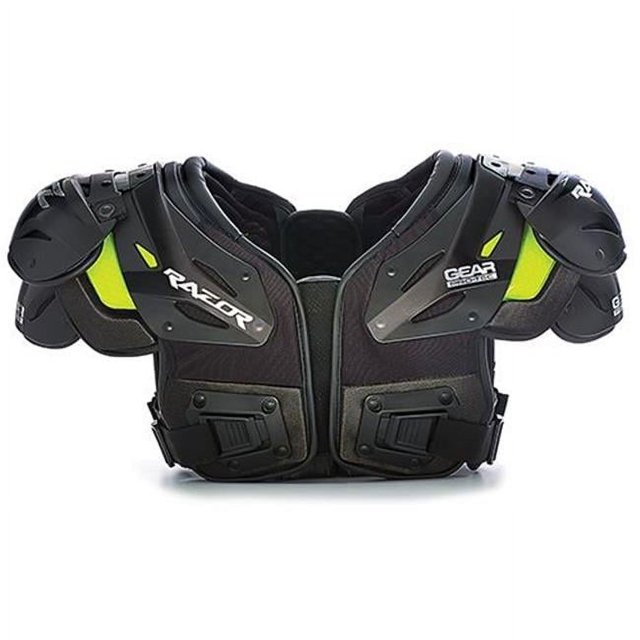 Gear Pro-Tec 1388370 Razor Football Shoulder Pads, Skill - Large