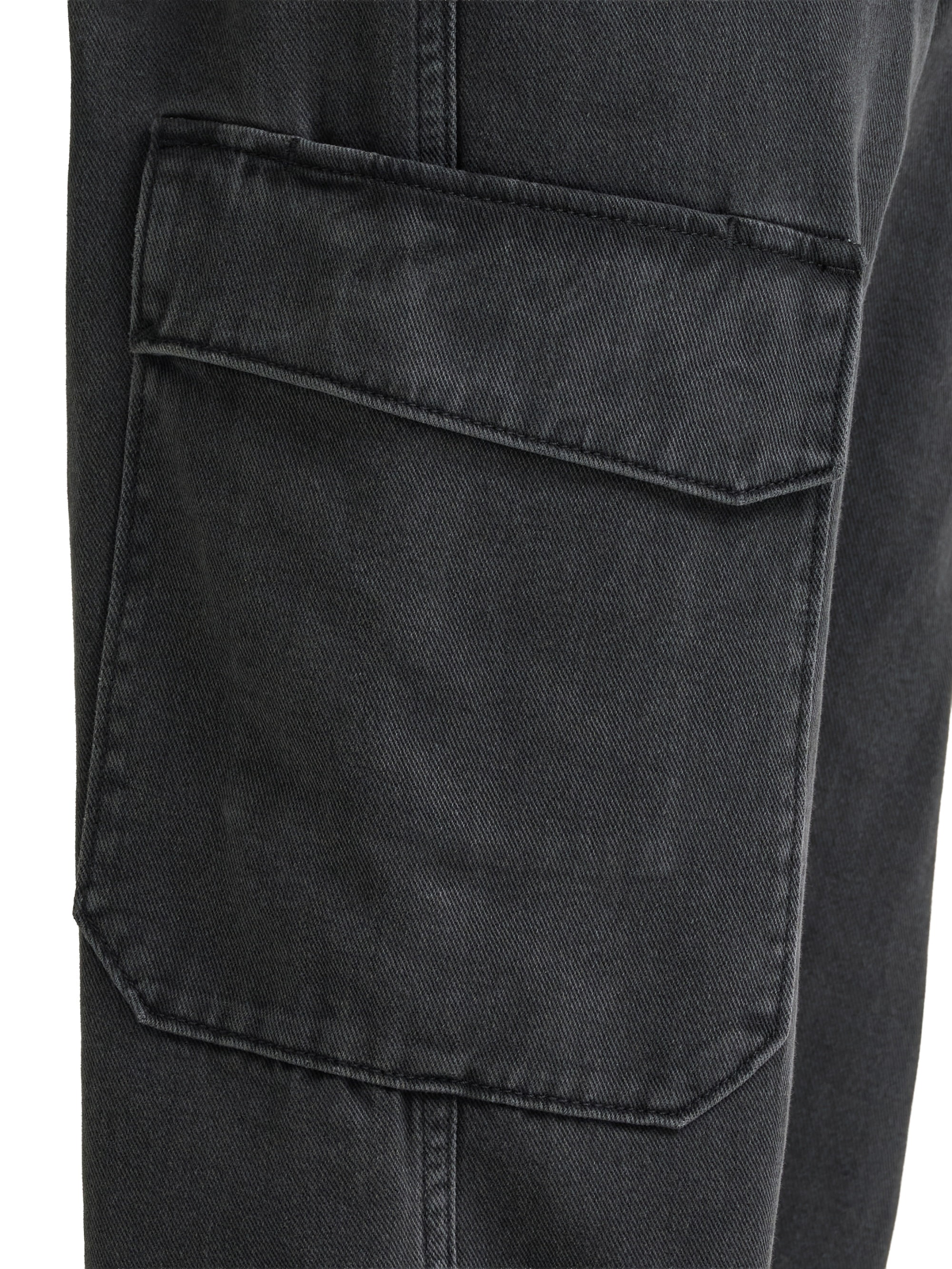 Wrangler® Men's Denim Relaxed Fit Utility Streetwear Cargo Jeans
