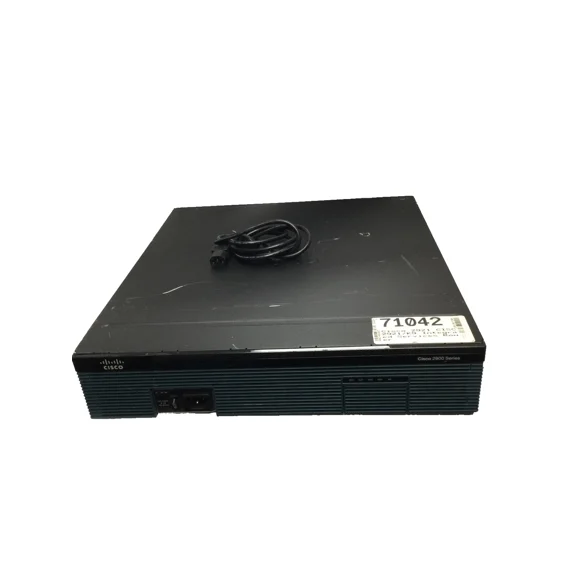 Used Cisco C2921-CME-SRST/K9 2921 Voice Bun Router.