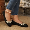 thumbnail image 6 of YOUYEDIAN Flat Shoes for Women Dressy Non Slip Slip on Loafers Spring Summer Business Walking Shoes Casual Closed Toe Orthopedic Shoes (Black), 6 of 6