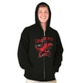thumbnail image 4 of Ninjasaurus Rex Tyrannosaurus Turtle Zip Hoodie Sweatshirt Men Brisco Brands S, 4 of 5