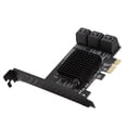 thumbnail image 4 of Tarjeta de expansión PCI Express SATA 3.0 de 6 puertos compatible con HDD SATA6G 3G 1.5G, 4 of 11