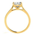 thumbnail image 3 of Women's 0.50 Ctw Princess Cut Lab-Grown Diamond Solitaire Ring in 10K White, Rose, and Yellow Gold, 3 of 6