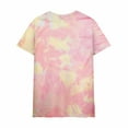 thumbnail image 3 of Dalix Yin Yang Embroidered Tie Dye Short Sleeve T-Shirt Large Sunset, 3 of 5