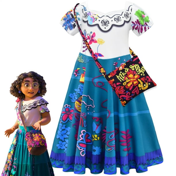 KAWELL Encanto Mirabel Dress Outfit Fashion Little Girls