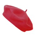 thumbnail image 2 of Minzimin Wool Beret for Women French Style Artist Hat Solid Color Basque Beanie Cap, 2 of 7